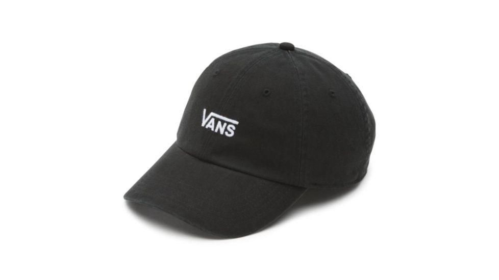 Vans Court Side Hat - Womens, Black/White, One Size, VN0A31T6Y28-One Size