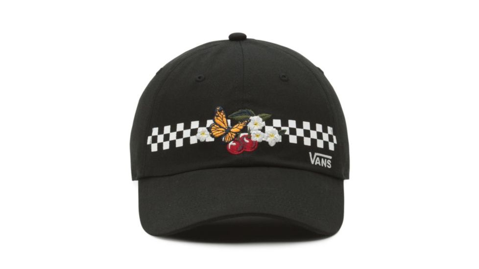 Vans Court Side Hat - Womens, Checker Floral, One Size, VN0A31T6G5U-One Size