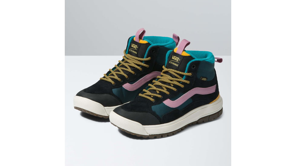 Vans Fu Ultrarange Exo HI MTE-1 Shoes - Womens, Pop Color Black/Multi, 5, VN0A5KS5BML1-M-5