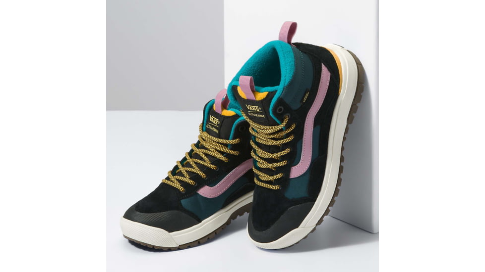 Vans Fu Ultrarange Exo HI MTE-1 Shoes - Womens, Pop Color Black/Multi, 5, VN0A5KS5BML1-M-5