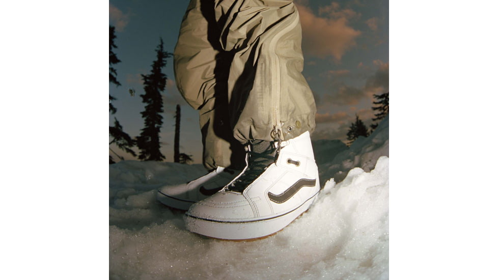 Vans Hi-Standard OG Shoes - Womens, White/Black, 8.5, VN0A3TFSYB21-M-8.5