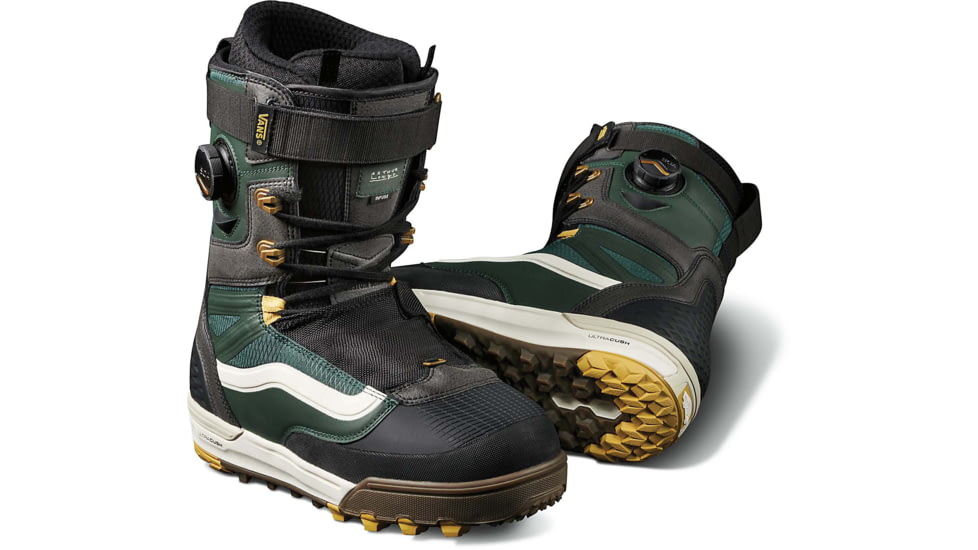 Vans Infuse Snowboarding Boots, 9.5 US M/11 US W, Green/Black, VN0A3DIL2031-M-9.5