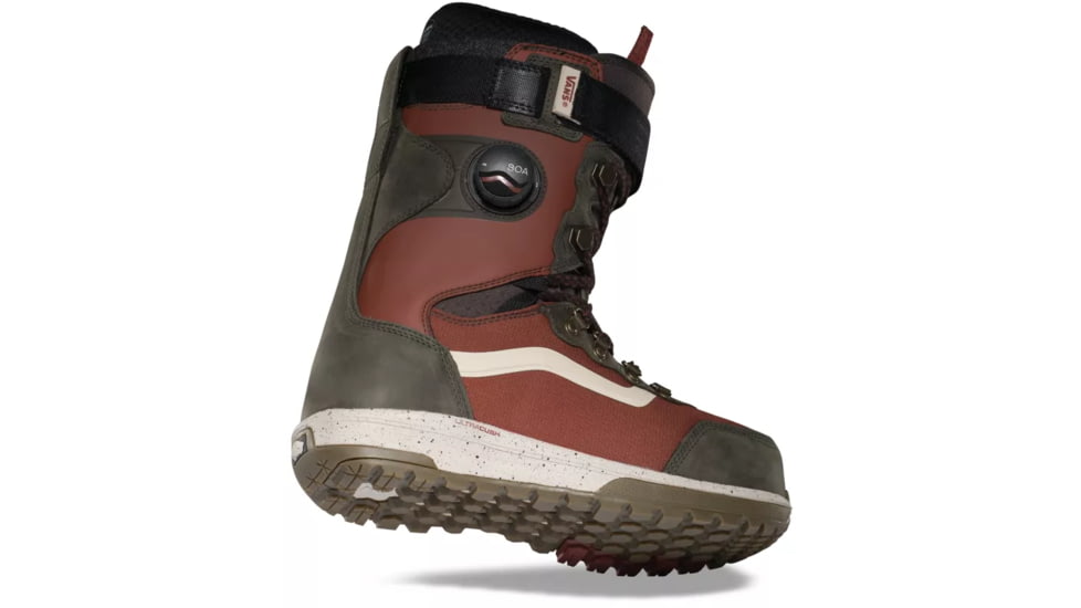 Vans Infuse Snowboarding Boots, 8.5 US M/10 US W, Henna/Black Olive, VN0A3DIL-0CD-8.5