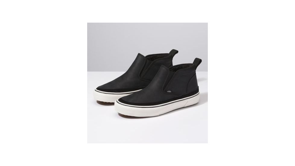 Vans Mid Slip SF MTE Winter Shoes, Black/Marshmallow , Mens 9.5 US, Womens 11 US, VN0A3ZCA1KP-9-5-US-11-US