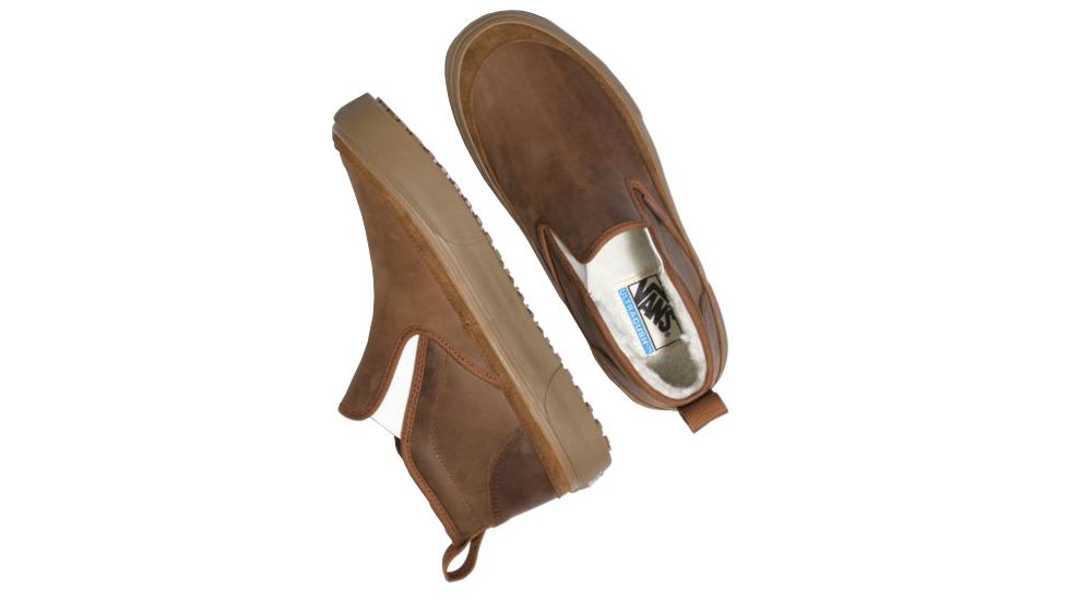 Vans Mid Slip SF MTE Winter Shoes, Dachshund/Medium Gum , Mens 9.5 US, Womens 11 US, VN0A3ZCAUMS-9-5-US-11-US