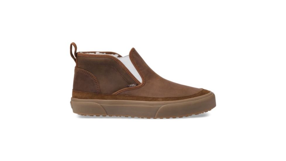 Vans Mid Slip SF MTE Winter Shoes, Dachshund/Medium Gum , Mens 9.5 US, Womens 11 US, VN0A3ZCAUMS-9-5-US-11-US
