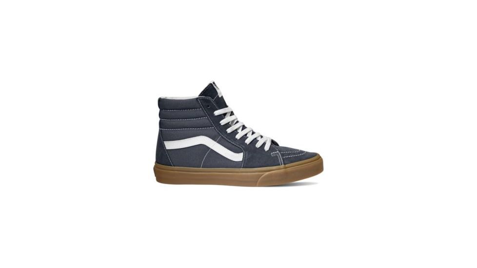 Vans Sk8-Hi Casual Boot, Ebony/Gum, 12 US, VN0A38GEVS7-12 US/13.5 US