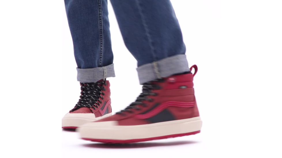 Vans SK8-HI MTE 2.0 DX Winter Boot, Reflective/Henna, 4 US, VN0A4P3I-23U-4