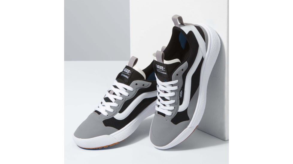 Vans Ultrarange Exo Shoes, Black/Gray/True White, 9 US, Medium, VN0A4U1K2WA-9