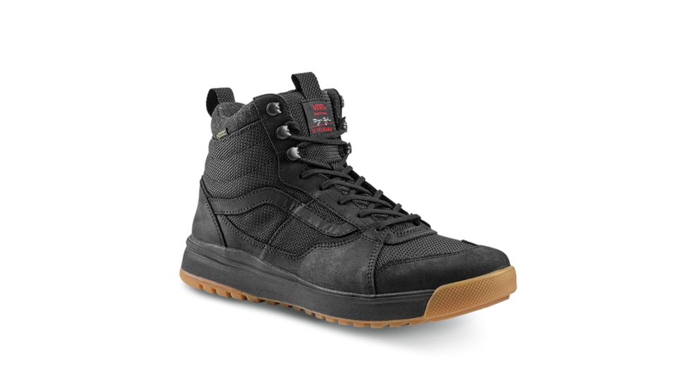 Vans Ultrarange MTE HI Gore-Tex Winter Shoe, Bryan Iguchi/Black/Gum, Mens 8, Womens 9.5 VN0A4BIZT12-8