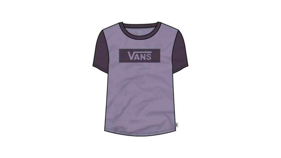 Vans V Tangle Range Ringer T-Shirt - Womens, Daybreak-Mysterioso, Small, VN0A3ULLUVV-Small