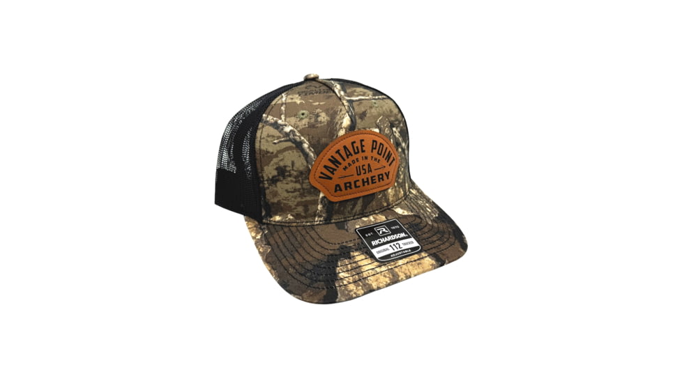 Vantage Point Archery Vantage Point Brown Patch Trucker Hat - Camo, HAT-CAMO