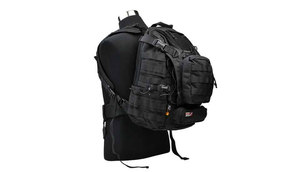 J-Tech Gear Heracles Backpack, Black PA01-2800-00 BK