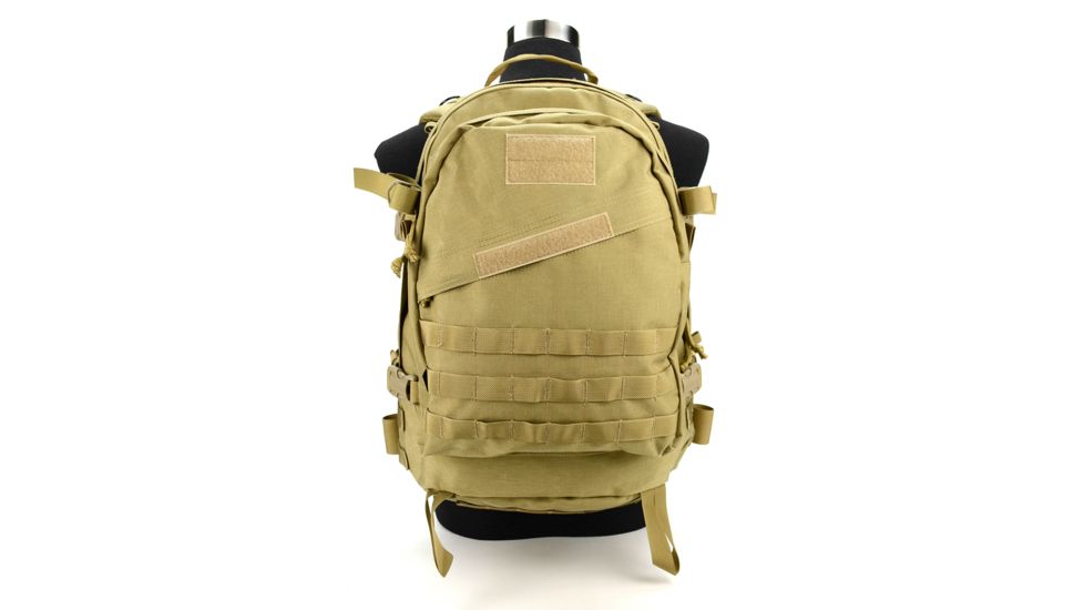 J-Tech Gear D-3 MOLLE Assault Backpack, Coyote Tan PA01-0508-00 CM