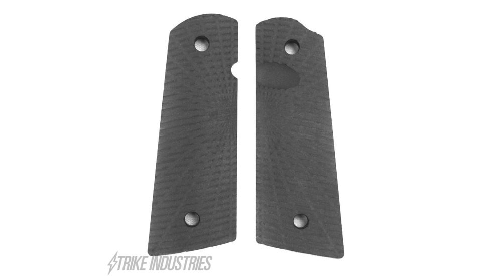 Strike Industries Polymer Extreme CNC 1911 Pistol Grip, Sunrise Pattern, Matte Black PX04