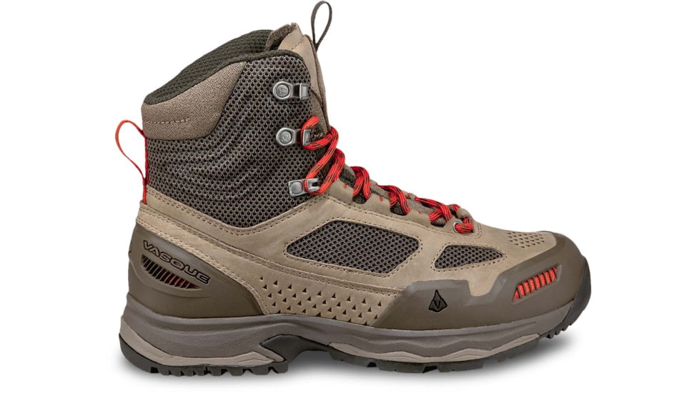 Vasque Breeze AT Hiking Shoes - Womens, Brindle/Red Clay, 7 US, Wide, 07045W 070