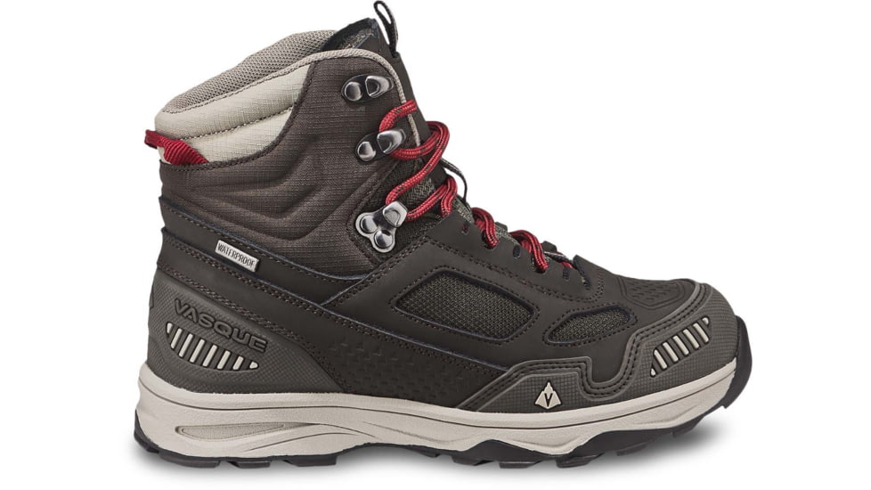 Vasque Breeze AT UltraDry Hiking Shoes - Kids, Brown Olive/Bossa Nova, 2 US, Medium, 07250M 020