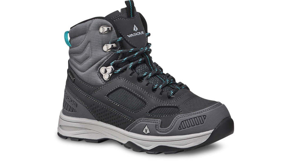 Vasque Breeze AT UltraDry Hiking Shoes - Kids, Magnet/Baltic, 1 US, Medium, 07252M 010