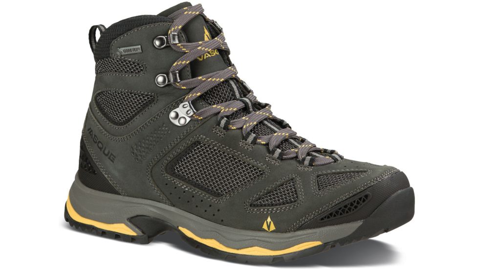 Vasque Breeze III GTX Hiking Boot - Men's-Magnet/Yellow-Medium-12