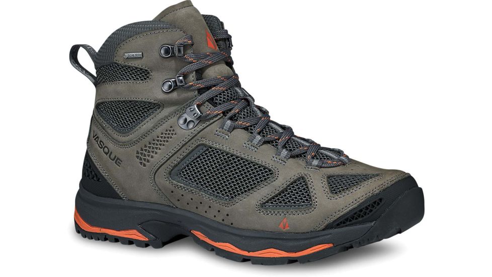 Vasque Breeze III GTX Hiking Boot - Mens, Gargoyle/Rust, Medium, 7, 07182M 070