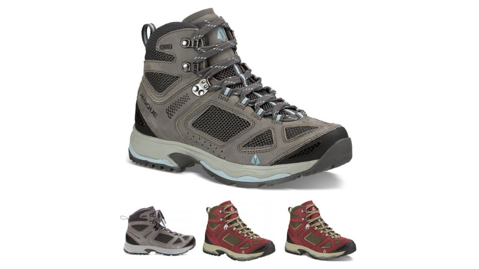 Vasque Breeze III GTX Hiking Boot - Women's, Gargoyle/Blue, Gargoyle/Stone Blue, Red Mahogany/Black Olive, Red/Brown Olive