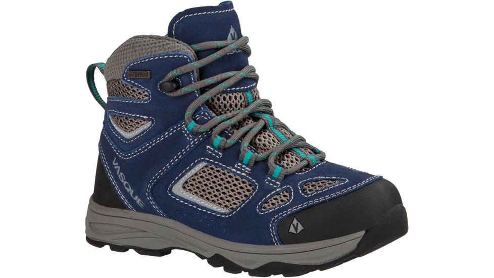 Vasque Breeze III UltraDry Hiking Boot - Kid's-Crown Blue/Columbia-13 Kid