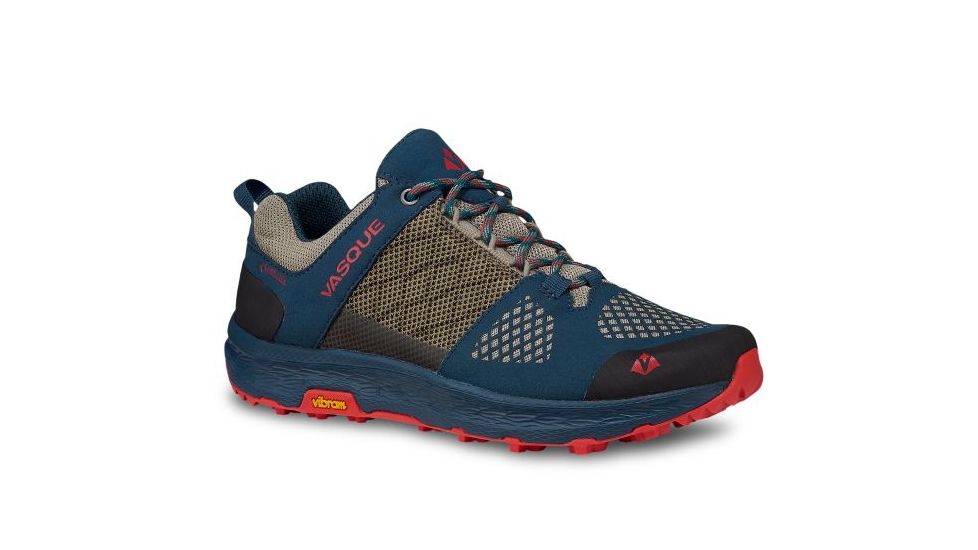 Vasque Breeze LT Low GTX Hiking Shoes - Women's, Blue/Red, Medium, 7, 07357M-070