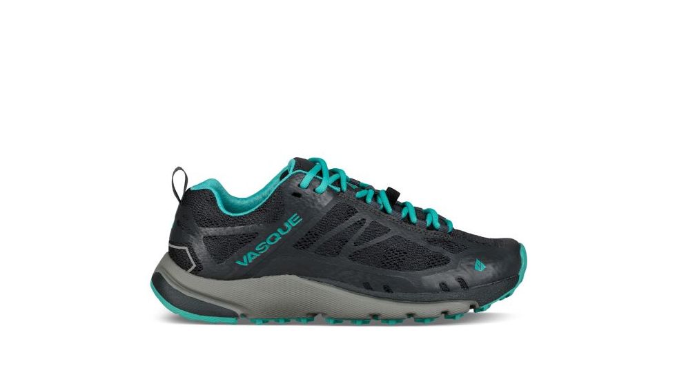 Vasque Constant Velocity II Trail Running Shoes Womens, Ebony/Baltic, 8.5 US, 07681M 085