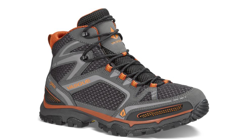 Vasque Inhaler II GTX Hiking Boots Mens, Magnet/Burnt Orange, 9.5 US 07336M 095