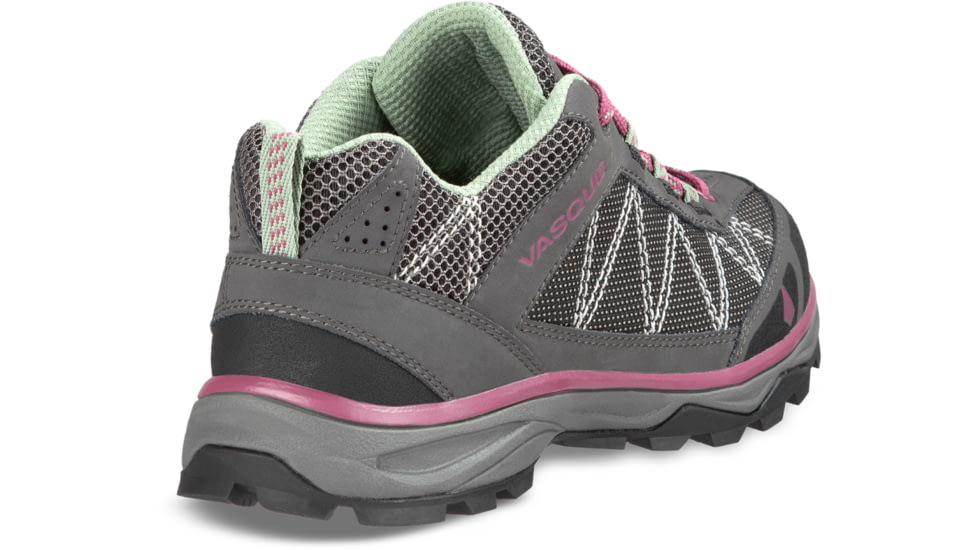 Vasque Monolith Low Hiking Shoe, Magnet/Damson, 6, 7355-060