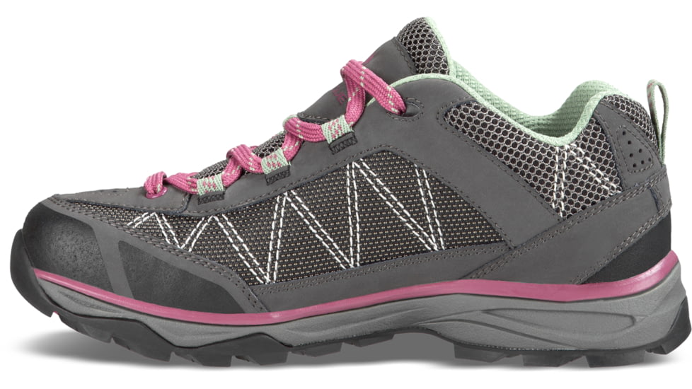 Vasque Monolith Low Hiking Shoe, Magnet/Damson, 6, 7355-060