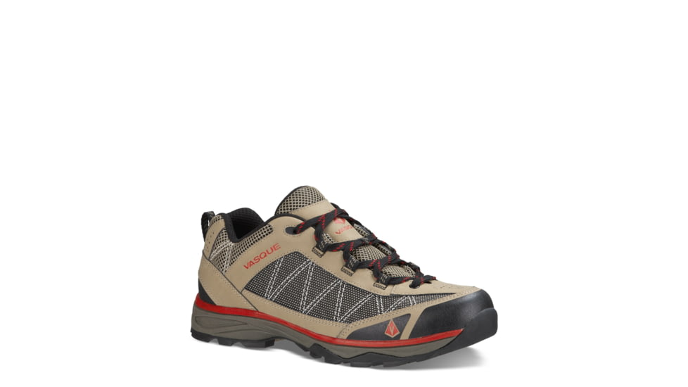 Vasque Monolith Low Hiking Shoes, Mens, Brindle/Chili Pepper, 7.5 US 07354-7.5