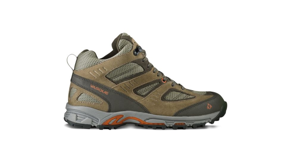 Vasque Opportunist Ultradry Mid Hiking Shoe - Men's-8 US-Lead Gray/Burnt Orange