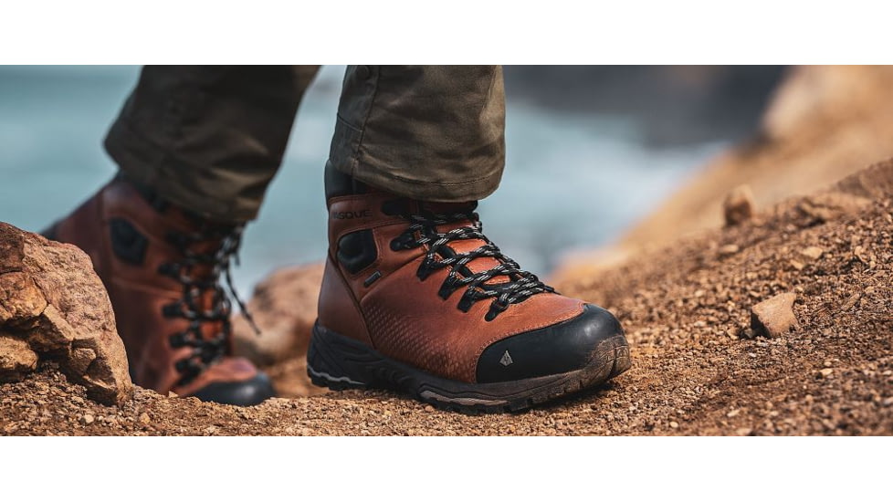 Vasque ST Elias FG GTX Hiking Shoes - Men's, Cognac, 7 US, Medium, 07146M 070