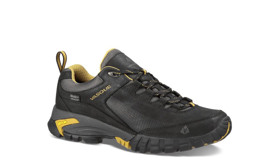 Vasque Talus Trek Low UltraDry Hiking Boots Mens, Black/Dried Tobacco, 10.5 US 07432W 105