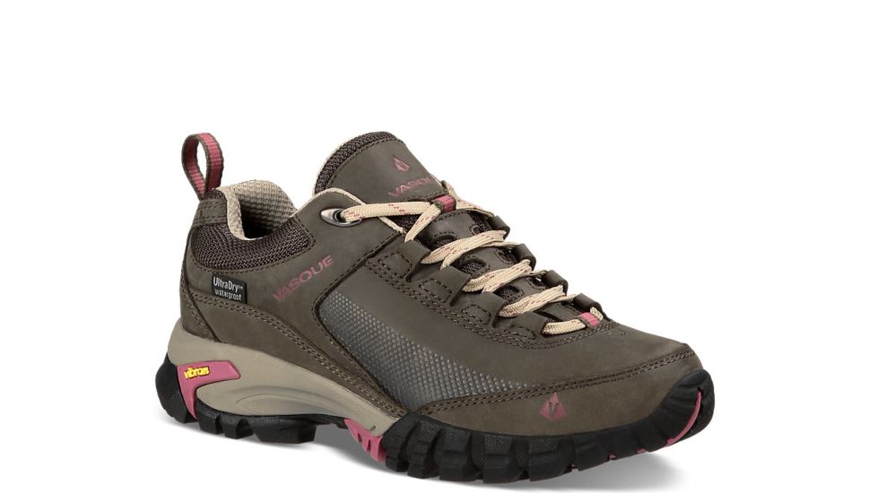 Vasque Talus Trek Low UltraDry Hiking Boots Womens, Black Olive/Damson, 7.5 US 07433W 075