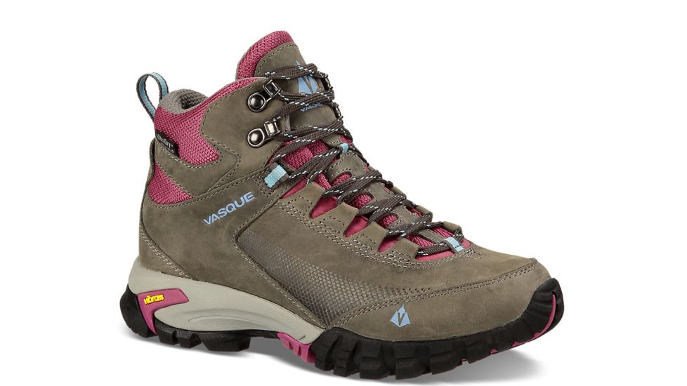 Vasque Talus Trek UltraDry Hiking Boots Womens, Gargoyle/Damson, 7 US 07425W 070