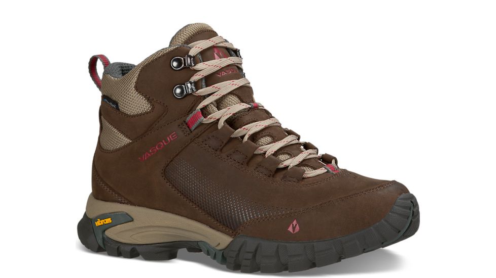 Vasque Talus Trek UltraDry Hiking Boots Womens, Slate Brown/Balsam Green, 8 US 07427M 080