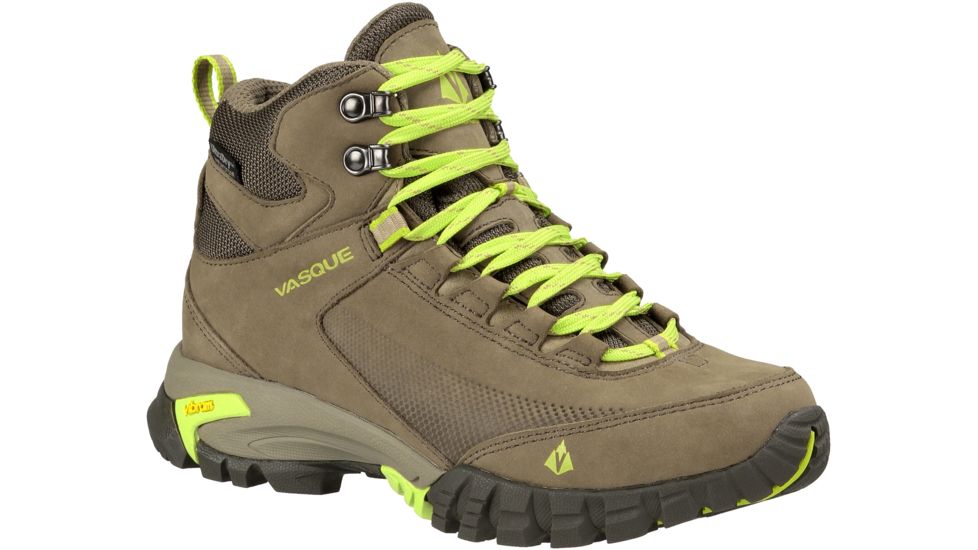 Vasque Talus Trek UltraDry Mid Hiking Boot - Women's-Bungee Cord/Green-Wide-7