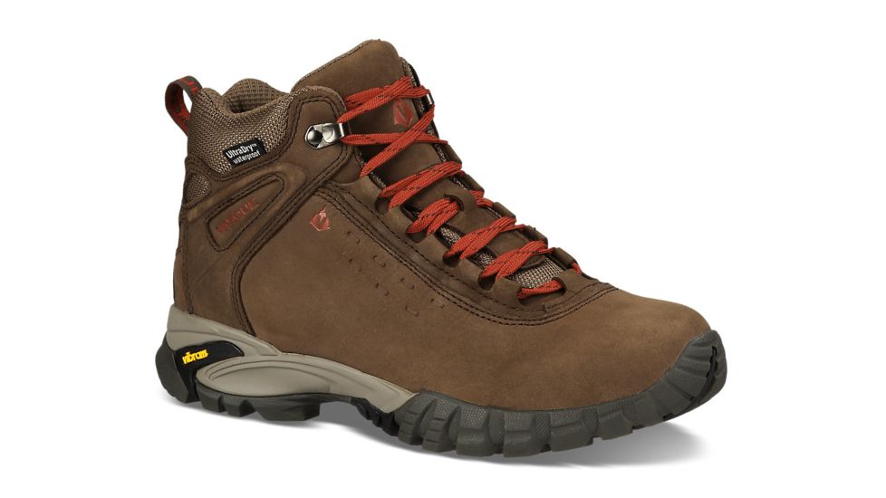 Vasque Talus UltraDry Hiking Boot - Mens-Turkish Coffee/Chili Pepper-Wide-9 US
