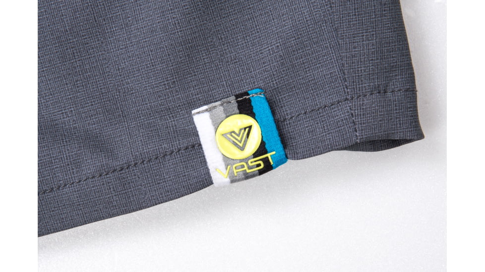 Vast Linen Mondos Men's Boardshort, Charcoal Grey, B3247-Grey