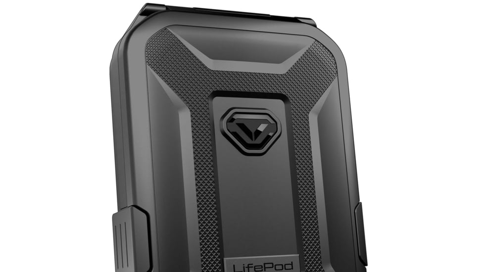 Vaultek Safe LifePod Rugged Airtight Weather Resistant Storage w/ Built-in Lock, Black, XLP10-BK