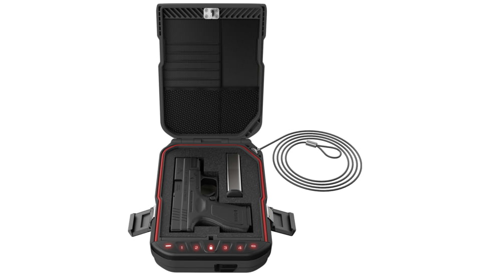 Vaultek Safe LifePod Rugged Airtight Weather Resistant Storage w/ Built-in Lock, Black, XLP10-BK