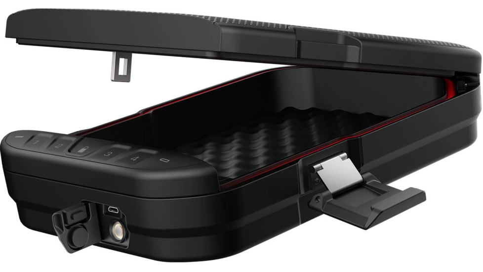 Vaultek Safe LifePod Rugged Airtight Weather Resistant Storage w/ Built-in Lock, Black, XLP10-BK