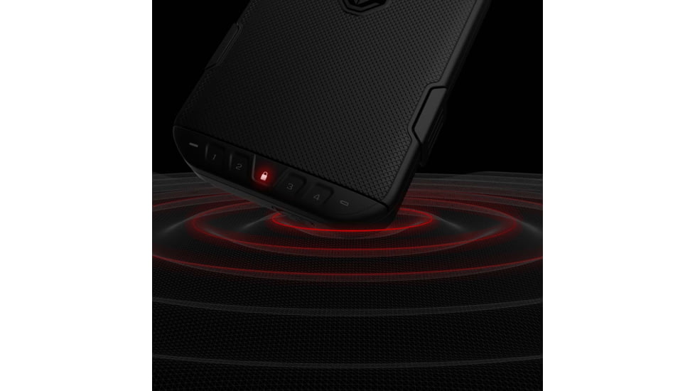 Vaultek Safe LifePod Rugged Airtight Weather Resistant Storage w/ Built-in Lock, Black, XLP10-BK