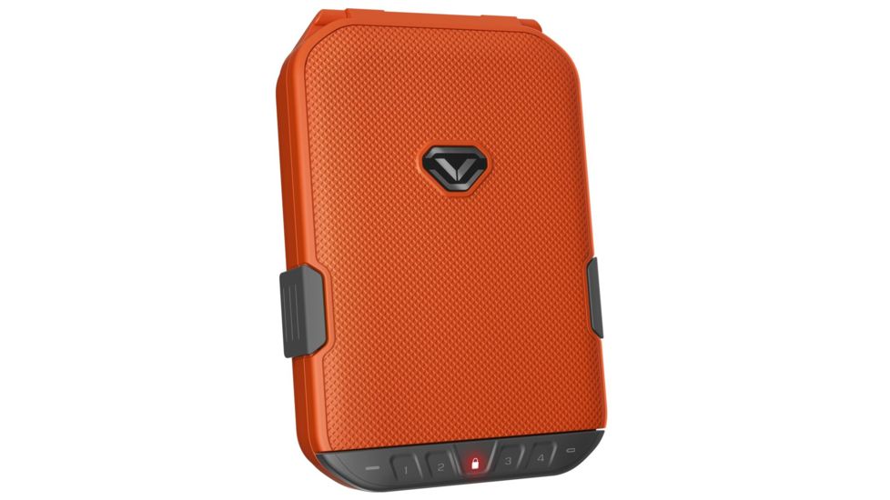 Vaultek Safe LifePod Rugged Airtight Weather Resistant Storage with Built-in Lock, Rush Orange VLP1.0-OG