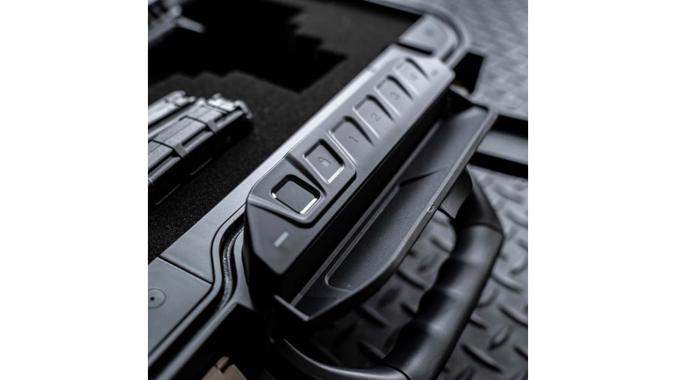 Vaultek Safe LifePod XT Standard-size Safe w/Base Pluck Foam and Protective Lid Crate Foam Panel, Black, VLP-XT1i-BK