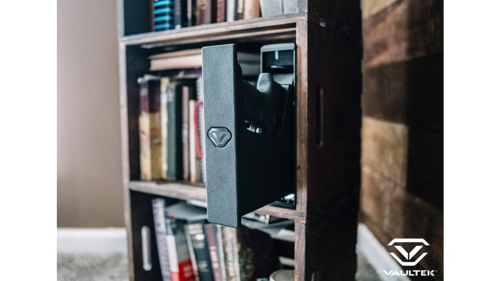 Vaultek Safe SE20 Slider Essential Compact Pistol Vault, Covert Black SE20-BK