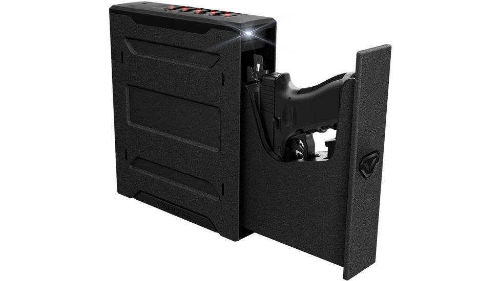 Vaultek Safe SE20 Slider Essential Compact Pistol Vault, Covert Black SE20-BK