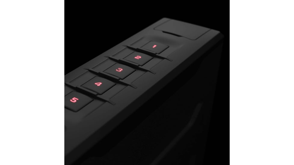 Vaultek Safe SR20i Biometric and Bluetooth 2.0 Slider Safe, Black, SR20i-BK